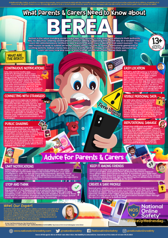 What Parents and Carers Need to Know about BeReal